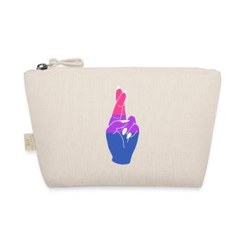 FINGERS CROSSED PRIDE LGBTQ+ - Bio-Täschchen - Natur - Vorne