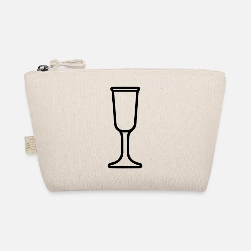 Einfaches Trinkglas Bio-Täschchen