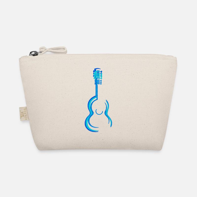 Graphisme de guitares classiques acoustiques bleu Trousse biologique