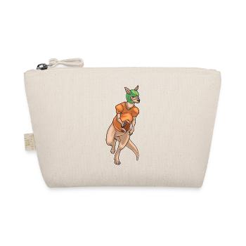 Kangaroo American Football Sports - Organic Pouch - nature - Front