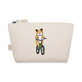 Hamster Bike - Organic Pouch - nature - Front