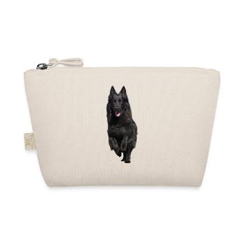 black shepherd front - Organic Pouch - nature - Front
