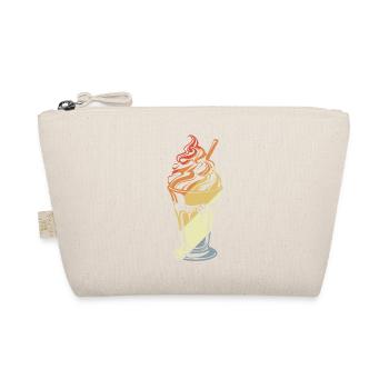 cream sundae retro style - Organic Pouch - nature - Front