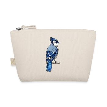 Blue jay - Organic Pouch - nature - Front