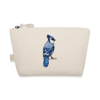 Blue jay - Organic Pouch - nature - Front