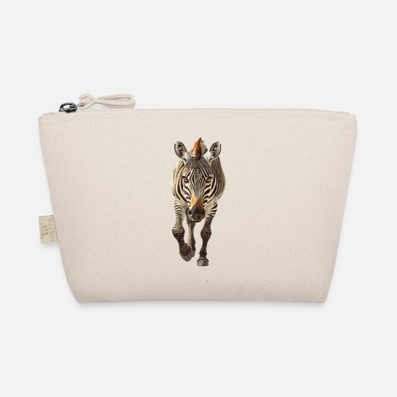 Zebra - Bio-Täschchen - Natur