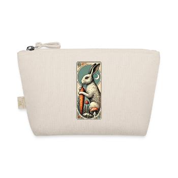 Vintage Osterhase Hase Naturliebhaber - Bio-Täschchen - Natur - Vorne
