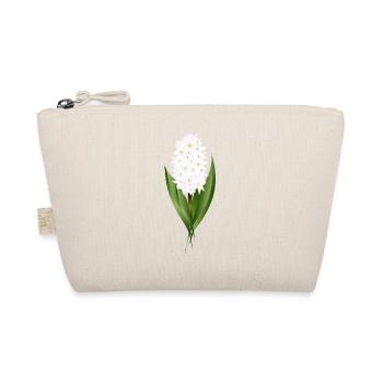 White hyacinth – delicacy in flower form - Organic Pouch - nature - Front