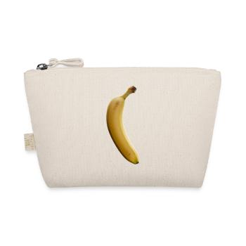 Tropische Banane Linienkunst - Bio-Täschchen - Natur - Vorne