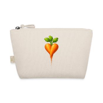 Carrot Heart Shape Sweet Vegetables with Love - Organic Pouch - nature - Front