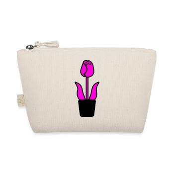 Blume - Bio-Täschchen - Natur - Vorne