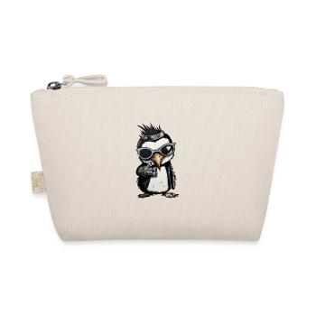 Cool Punk Rock Penguin Adorable Animal - Organic Pouch - nature - Front