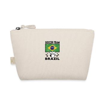 Brazil Soccer Football 2022 WM - Organic Pouch - nature - Front