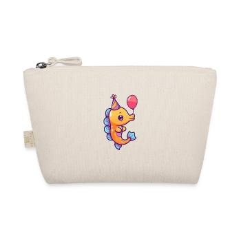 Hippocampe Anniversaire Bébé - Trousse biologique - nature - Devant