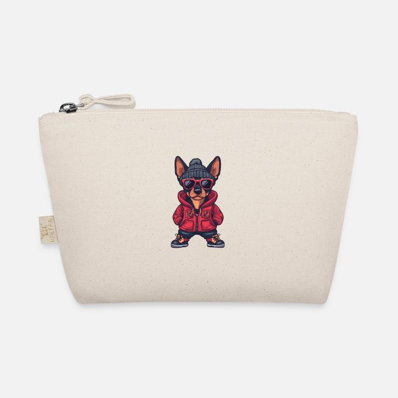 Doberman chien bande dessinée cool Trousse biologique