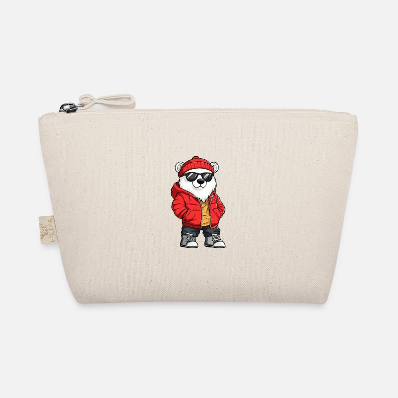 Polar Bear Cool Comic Organic Pouch