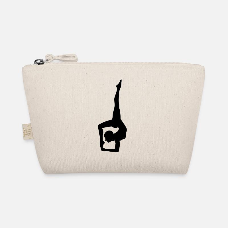 Dynamic yoga silhouette Organic Pouch