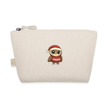 Owl Christmas Comic - Organic Pouch - nature - Front