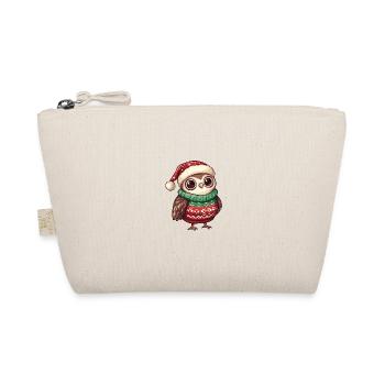 Owl Christmas Comic - Organic Pouch - nature - Front