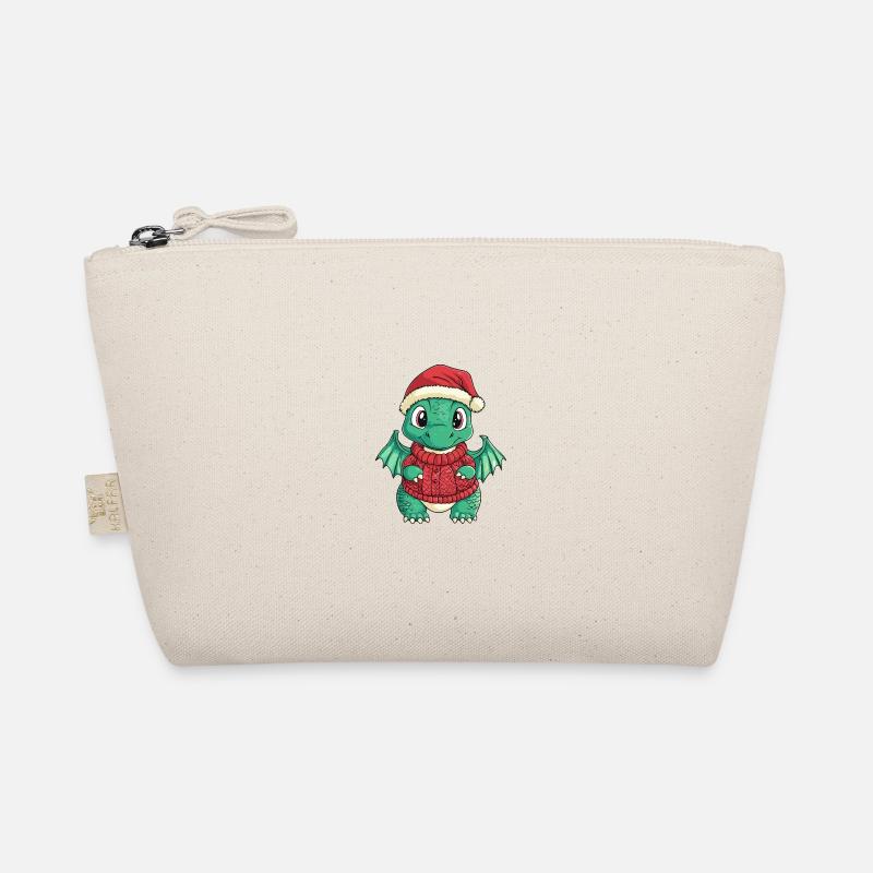 Dragon Christmas Comic Organic Pouch
