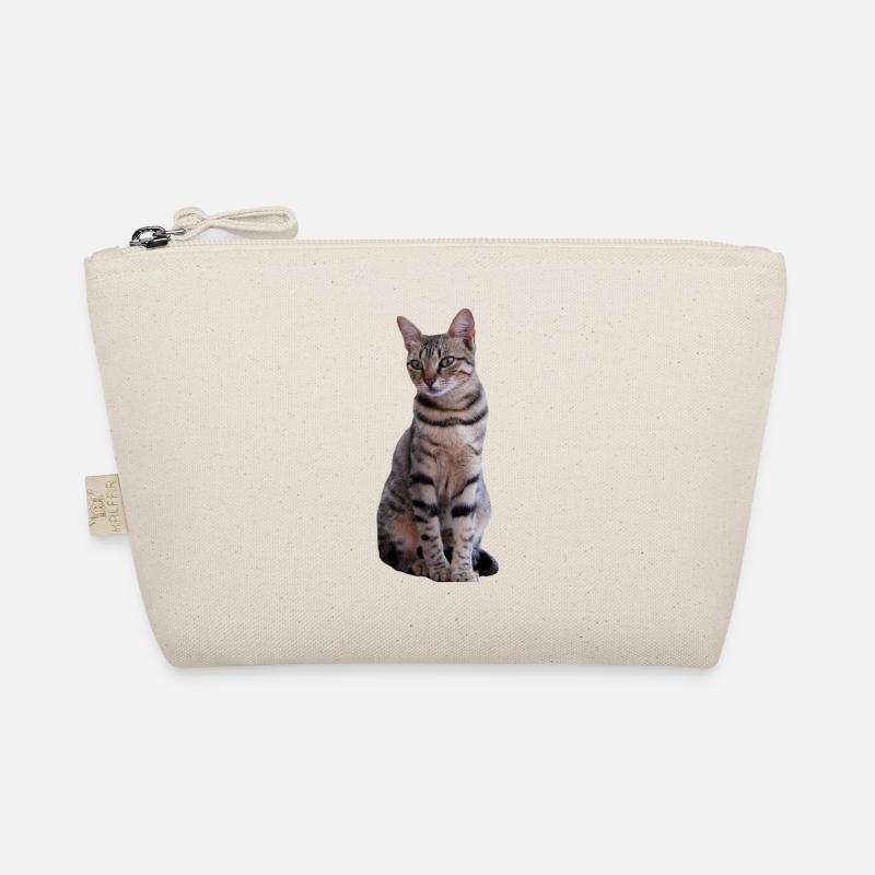 Katze Katzen Süßes Kätzchen Weihnachtsgeschenk - Bio-Täschchen - Natur