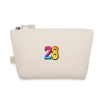 28 Number symbol - Organic Pouch - nature - Front