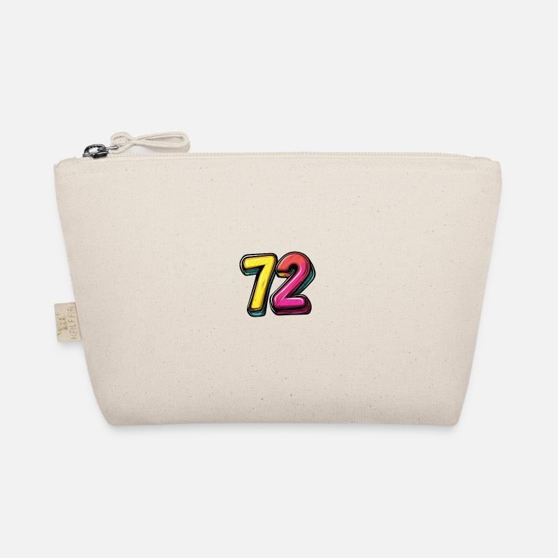 72 Number Symbol Organic Pouch