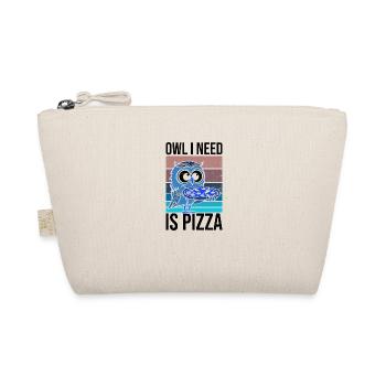 Hibou mangeant une pizza, animaux de la forêt | - Trousse biologique - nature - Devant