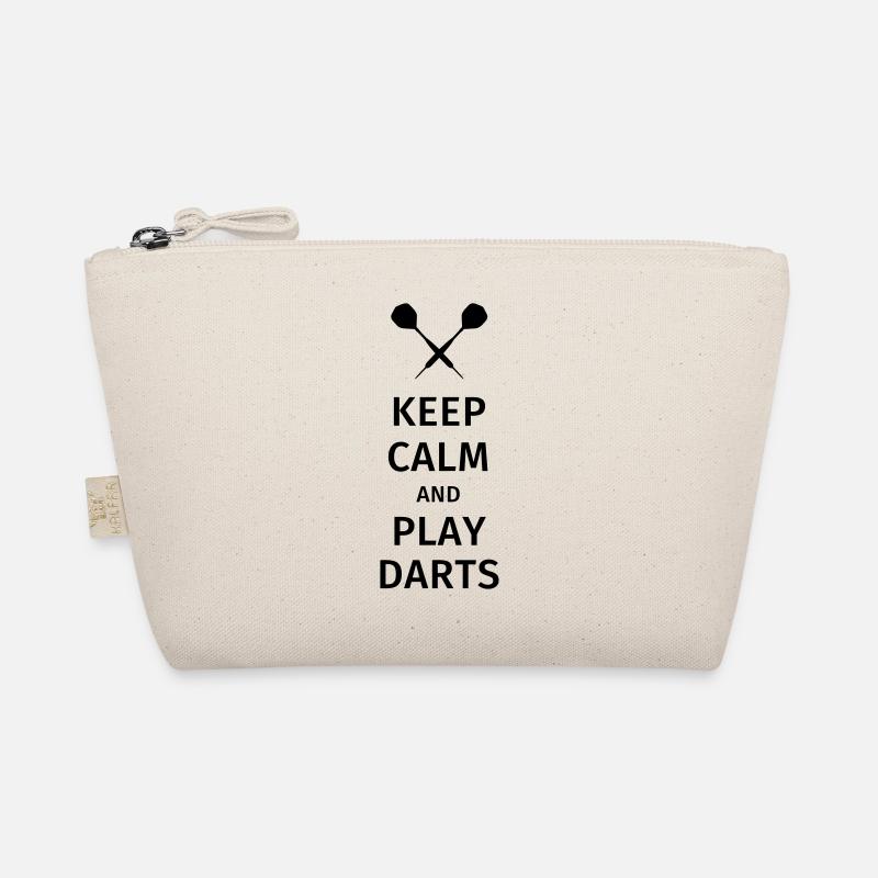Keep Calm and Play Darts Bio-Täschchen