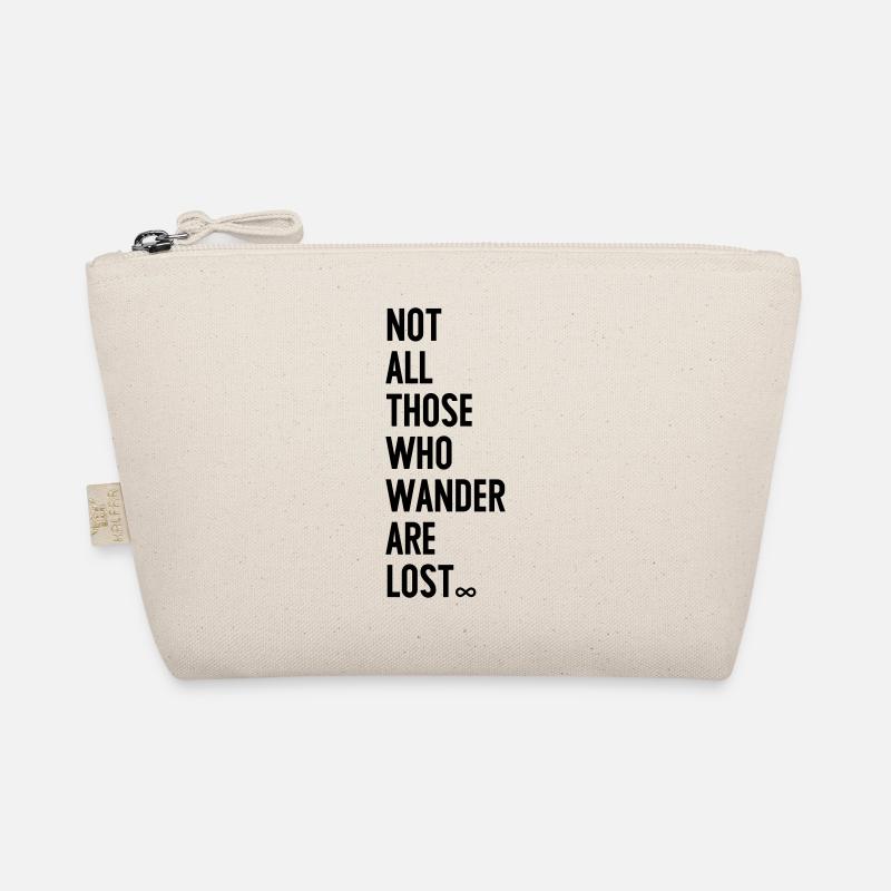 Not all those who wander are lost - Bio-Täschchen - Natur