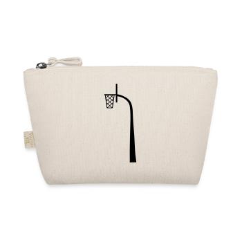basketball basket throw play club fun sport - Organic Pouch - nature - Front