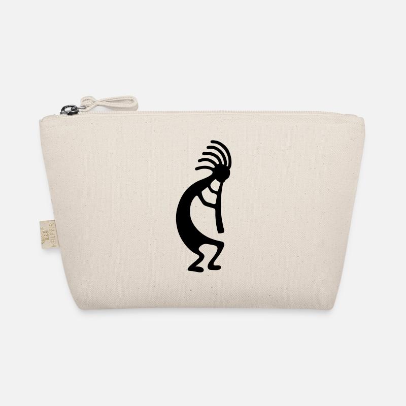 kokopelli flute player music symbol fun Organic Pouch