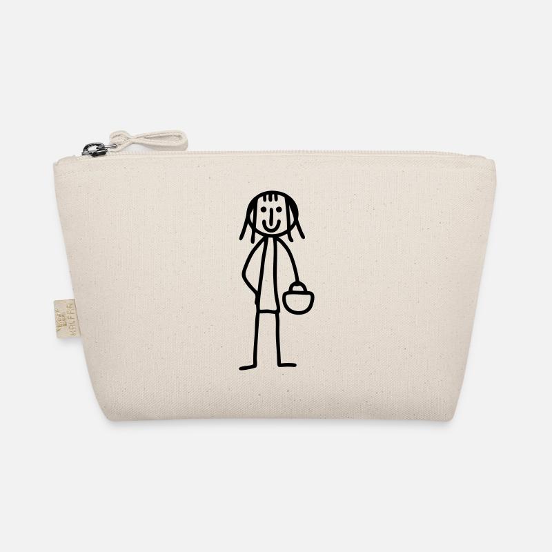 Frau mit Handtasche Bio-Täschchen