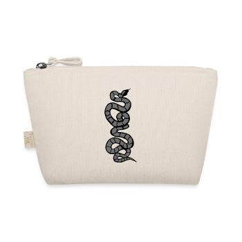 Snake Python grey - Organic Pouch - nature - Front