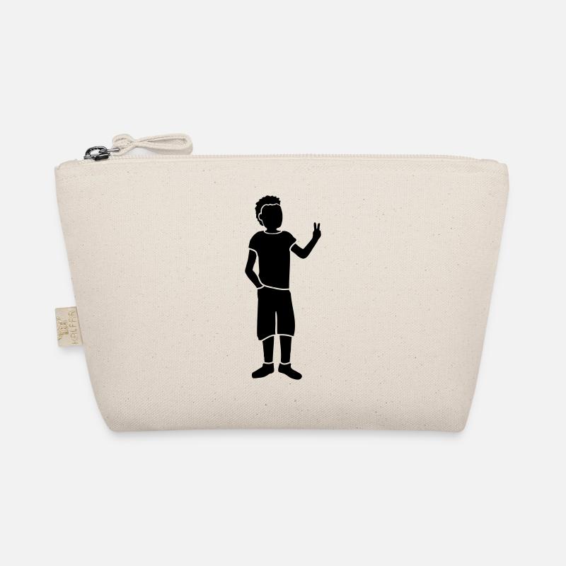 Signe de Paix Silhouette jeune Trousse biologique