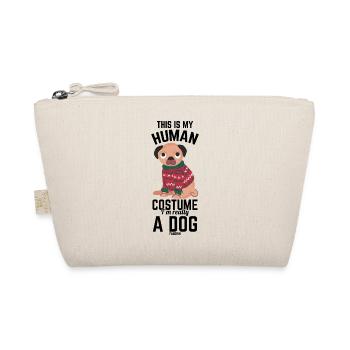 This Is My Human Costume I'm A Dog - Bio-Täschchen - Natur - Vorne