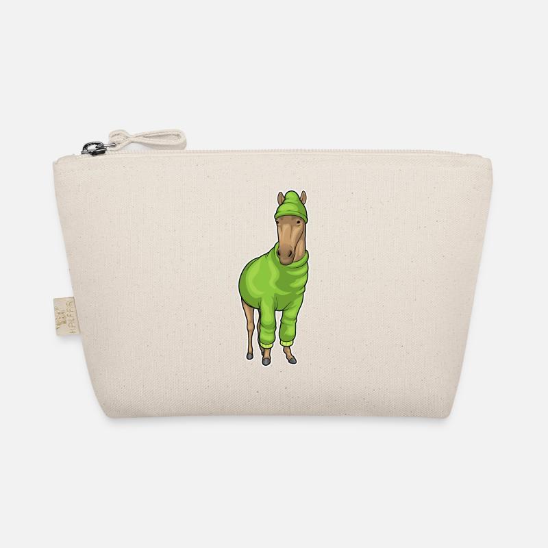 Pferd Pullover Mütze Bio-Täschchen