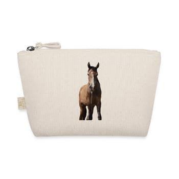 Chevaux T-shirt Cadeau Cavalier - Trousse biologique - nature - Devant