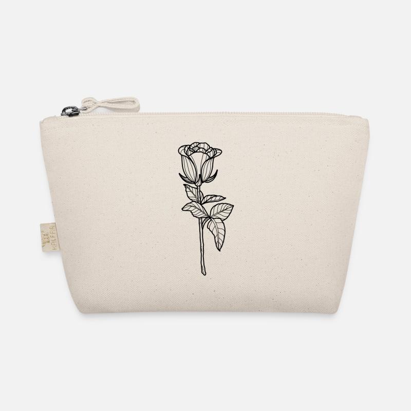 Blume Rose Bio-Täschchen
