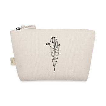 Flower Tulip - Organic Pouch - nature - Front