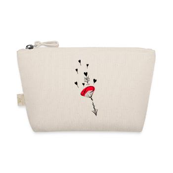 Parachutist with infinity symbol - Organic Pouch - nature - Front