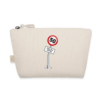 50th Birthday Humor Funny Sayings - Organic Pouch - nature - Front