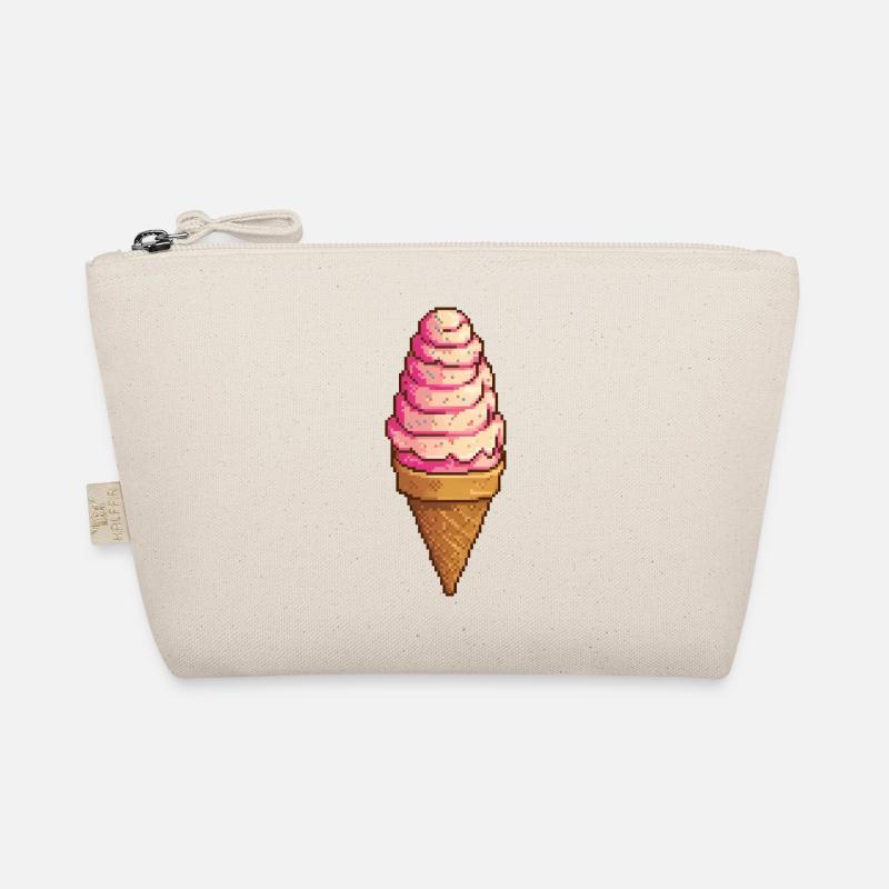 Retro Slice: 8-Bit Pepperoni Pizza Organic Pouch