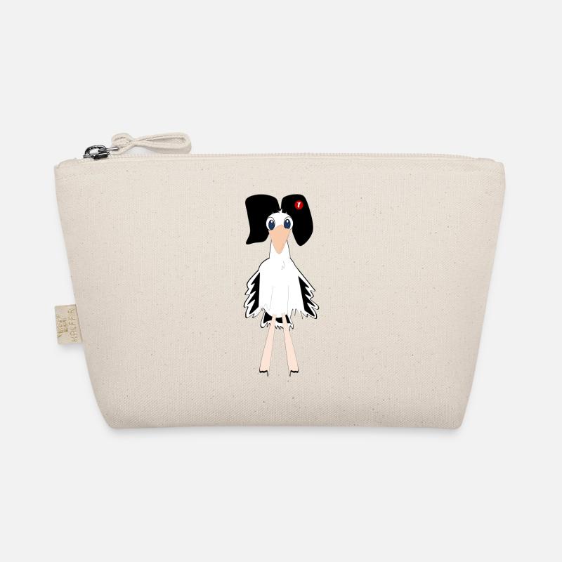 Storch Elsass Dorf Leidenschaft Bio-Täschchen