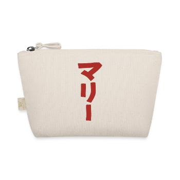 Marie (Auf Japanisch) - Bio-Täschchen - Natur - Vorne