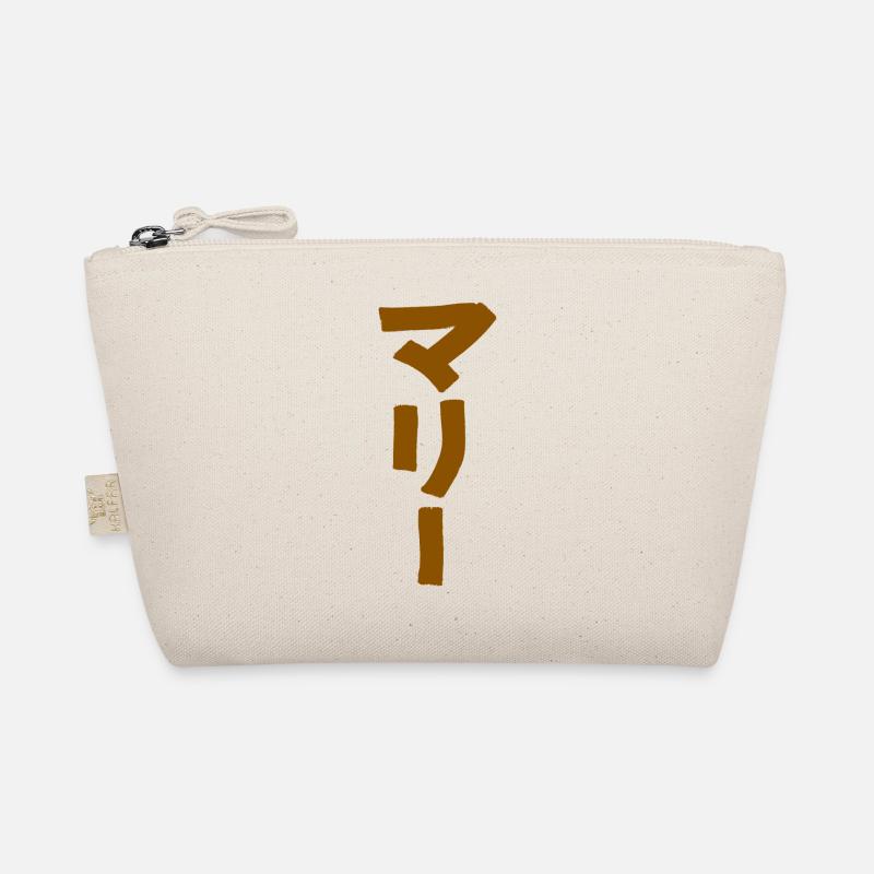 Marie (Auf Japanisch) - Bio-Täschchen - Natur