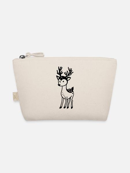 Deer - Organic Pouch - nature - Front