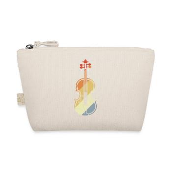 Dessin Violon Vintage - Trousse biologique - nature - Devant