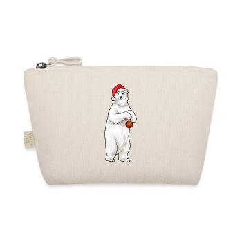 Polar Bear Christmas Christmas Ball - Organic Pouch - nature - Front