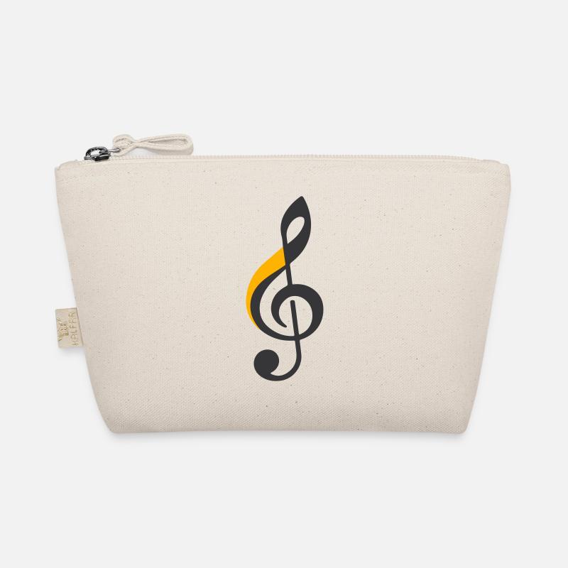 Treble Clef Symbol Organic Pouch